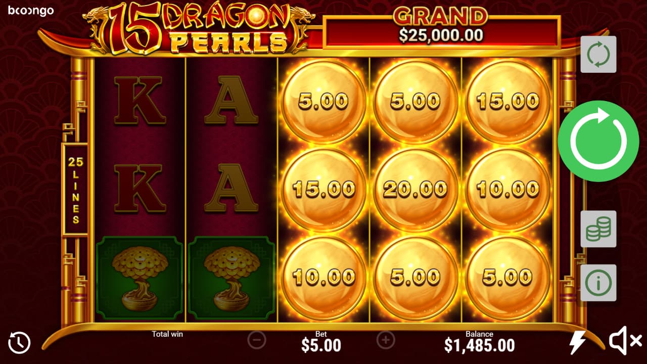 15 dragon pearls Game Image