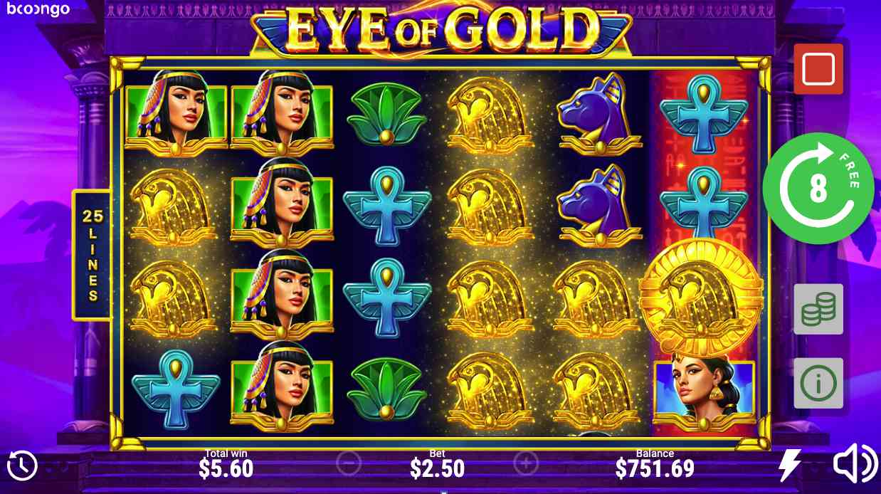 Eye of Gold-Booongo(BNG) New Game | Game Page-OMNI GAMING奥秘佳线上娱乐