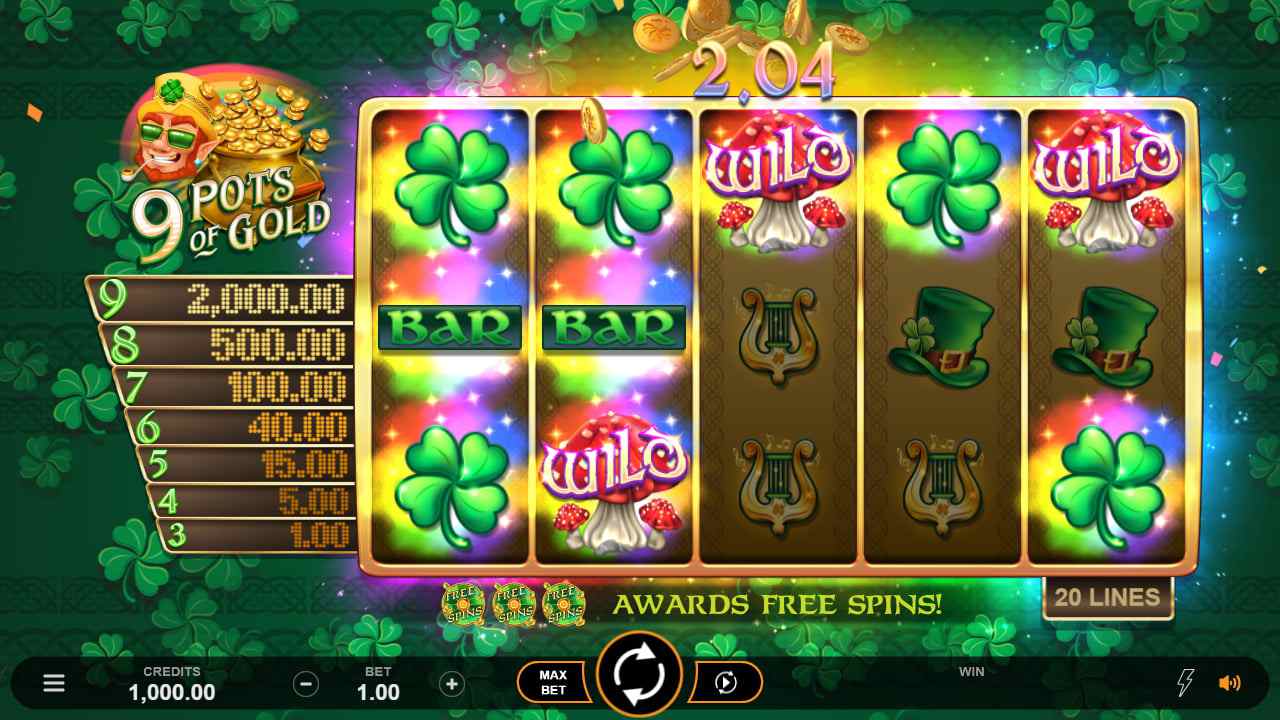 Microgaming(MG)-9potsofgold game image 9potsofgold game image