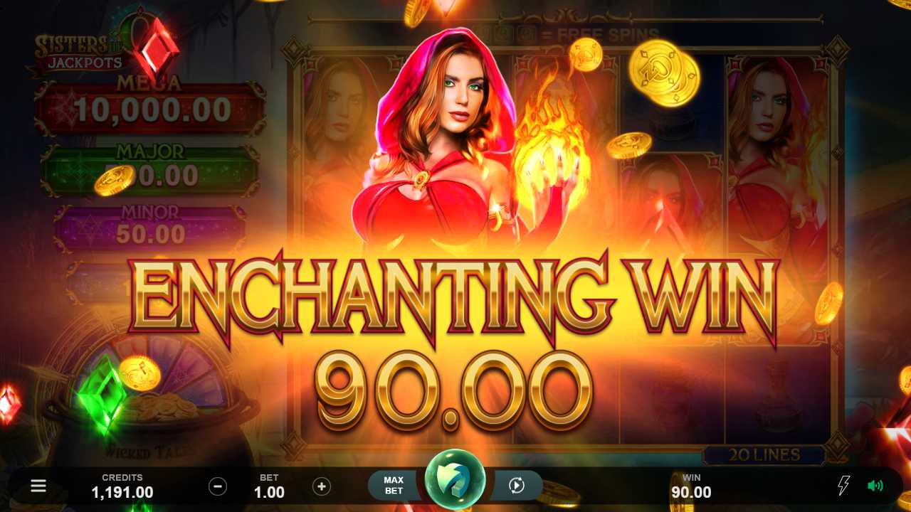 Sisters of Oz Jackpots game image