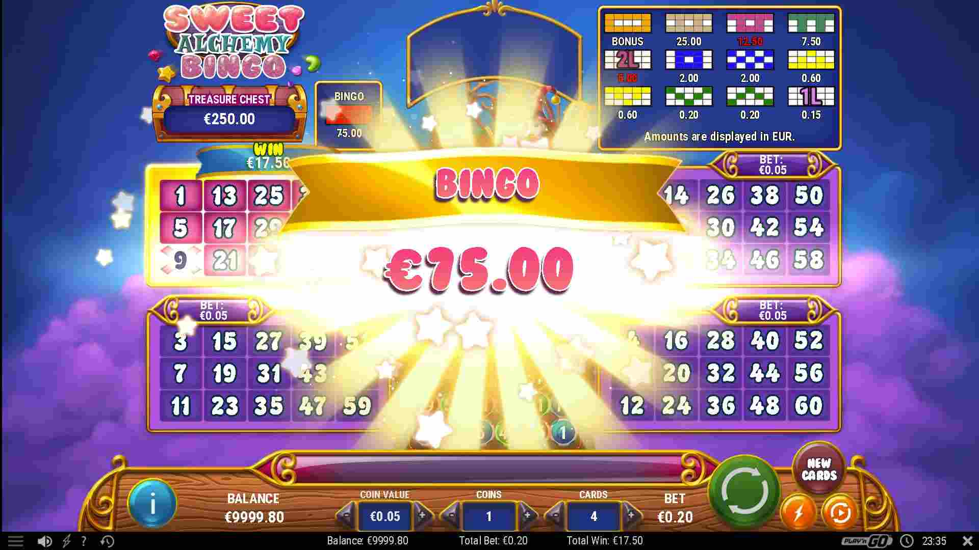 playn'go-sweet alchemy bingo game image sweet alchemy bingo game image